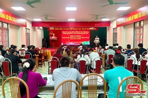 'Khai giảng lớp bồi dưỡng nhận thức về Đảng tại cụm xã Gia Phù