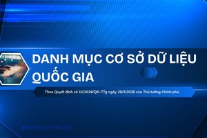 'Danh mục cơ sở dữ liệu quốc gia