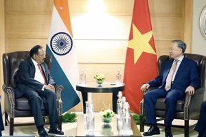 Tổng Bí thư, Chủ tịch nước Tô Lâm tiếp Cố vấn An ninh Quốc gia Ấn Độ