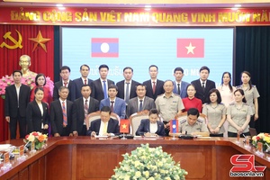 Sở Tư pháp tỉnh U Đôm Xay thăm và làm việc tại tỉnh Sơn La