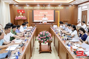 Ban Thường vụ Tỉnh ủy họp quyết định một số nội dung theo thẩm quyền