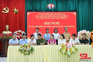 'Ra mắt mô hình “Xã Sông Mã an toàn giao thông”