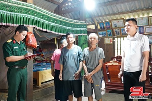 'Khảo sát hỗ trợ xây dựng nhà ở cho thân nhân người hoạt động cách mạng bị nhiễm chất độc hóa học tại xã Chiềng Hoa