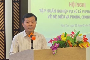 Nâng cao nghiệp vụ xử lý vi phạm trong lĩnh vực đê điều, phòng chống thiên tai