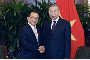 Tổng Bí thư, Chủ tịch nước Tô Lâm hội kiến Chủ tịch Quốc hội Singapore