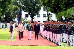 Lễ đón Tổng Bí thư, Chủ tịch nước Tô Lâm thăm cấp Nhà nước Philippines