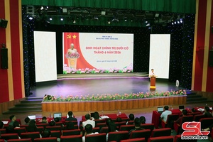'Báo và Phát thanh, truyền hình Sơn La sinh hoạt chính trị dưới cờ tháng 6