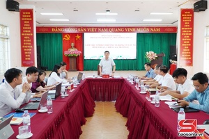 'Đoàn giám sát số 12 của Ban Thường vụ Tỉnh ủy làm việc với Đảng ủy các xã Bình Thuận, Chiềng La và Mường É
