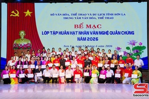 Bế mạc lớp tập huấn hạt nhân văn nghệ quần chúng năm 2026