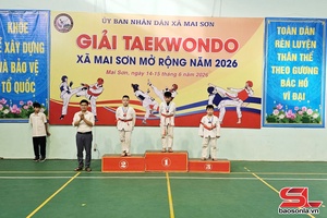 'Giải Taekwondo xã Mai Sơn mở rộng năm 2026