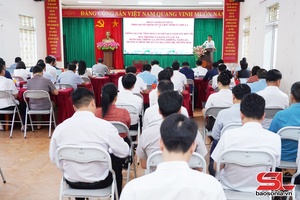 Thông qua dự thảo báo cáo kết quả giám sát đối với Ban Thường vụ Đảng ủy 9 xã khu vực Thuận Châu