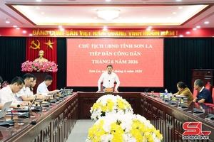 Đồng chí Chủ tịch UBND tỉnh Sơn La tiếp công dân định kỳ tháng 6