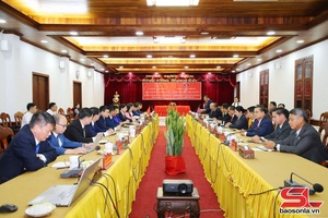 Hội đàm, ký kết Biên bản ghi nhớ giai đoạn 2026 - 2029 giữa tỉnh Sơn La và tỉnh Luông Pha Bang