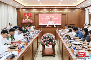 Ban Thường vụ Tỉnh ủy xem xét, quyết định một số nội dung theo thẩm quyền
