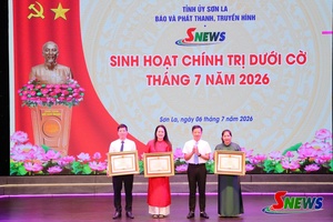 Báo và Phát thanh, truyền hình Sơn La sinh hoạt chính trị dưới cờ tháng 7