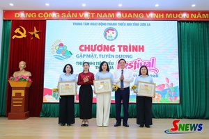 'Tuyên dương đoàn thiếu nhi Sơn La đạt thành tích cao tại Festival toàn quốc