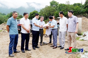 Kiểm tra Chương trình MTQG 1719, công tác xóa nhà tạm tại xã Mường Hung