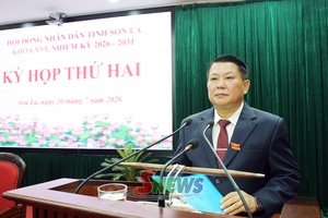 Phát biểu khai mạc Kỳ họp thứ 2, HĐND tỉnh Sơn La khóa XVI của đồng chí Lò Minh Hùng, Phó Bí thư Thường trực Tỉnh ủy, Chủ tịch HĐND tỉnh