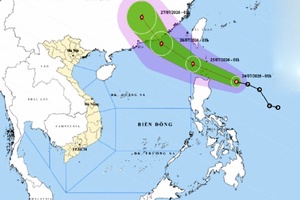 Thời tiết ngày 24/7: Áp thấp nhiệt đới có khả năng mạnh lên thành bão, Bắc Bộ mưa rất to
