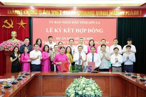 Ký kết hợp đồng dự án khu đô thị mới tại Vân Sơn