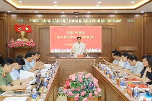 Ban Thường vụ Tỉnh ủy họp quyết định một số nội dung theo thẩm quyền