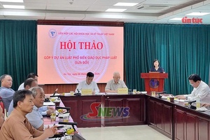 Đề xuất sớm thành lập Hội đồng phổ biến pháp luật cấp xã