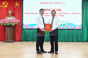 'Công bố quyết định của Ban Thường vụ Tỉnh ủy về công tác cán bộ tại xã Bình Thuận