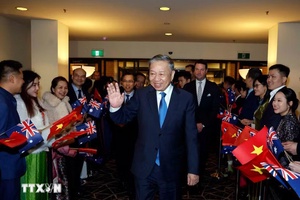 Tổng Bí thư, Chủ tịch nước Tô Lâm đến thủ đô Canberra, tiếp tục chuyến thăm cấp Nhà nước Australia