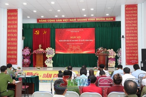 'Đồng chí Giám đốc Công an tỉnh dự Ngày hội Toàn dân bảo vệ an ninh Tổ quốc tại xã Mường Lèo