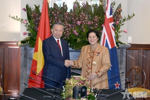 Tổng Bí thư, Chủ tịch nước Tô Lâm hội kiến Toàn quyền New Zealand Cindy Kiro