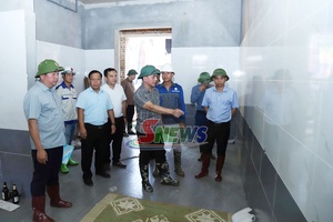Tổ giám sát của Ủy ban Kiểm tra Trung ương giám sát tiến độ thực hiện dự án các trường học xã biên giới Xuân Nha, Chiềng Sơn, Lóng Sập