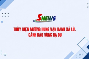 'Thủy điện Mường Hung vận hành xả lũ, cảnh báo vùng hạ du