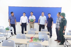 Kiểm tra công tác chuẩn bị Lễ khánh thành Trường Phổ thông nội trú Tiểu học và THCS Lóng Phiêng