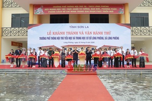 Lễ khánh thành và vận hành thử Trường phổ thông nội trú Tiểu học và THCS Lóng Phiêng