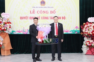 Công bố quyết định bổ nhiệm Phó Chánh án Tòa án Nhân dân tỉnh
