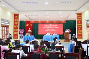 'Kỳ họp chuyên đề thứ nhất HĐND xã Chiềng Mung khoá XXII