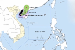 'Thời tiết ngày 25/8: Bão số 4 đổi hướng, nhiều nơi tiếp tục mưa lớn