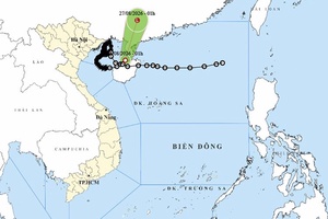 Thời tiết ngày 26/8: Bão số 4 suy yếu thành áp thấp nhiệt đới, Bắc Bộ mưa to cục bộ