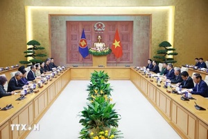 'Thủ tướng Lê Minh Hưng tiếp Đại sứ, Đại biện các nước ASEAN