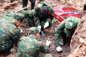 'TP Hồ Chí Minh: Quy tập thêm 11 bộ hài cốt liệt sĩ tại Công viên Lê Thị Riêng