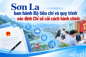 'Sơn La ban hành Bộ tiêu chí và quy trình xác định Chỉ số cải cách hành chính