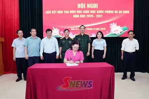 'Liên kết đào tạo môn học Giáo dục Quốc phòng và An ninh năm học 2026-2027