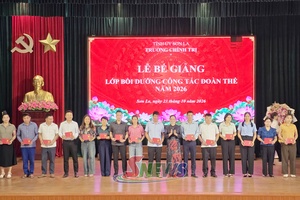 Trường Chính trị tỉnh Sơn La bế giảng Lớp bồi dưỡng công tác đoàn thể năm 2026