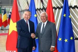 Tổng Bí thư, Chủ tịch nước Tô Lâm hội đàm với Chủ tịch Hội đồng châu Âu António Costa