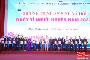 Moc Chau raises nearly 244,450 USD for the poor