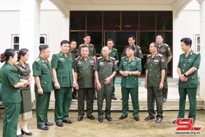 Provincial Border Guard Party Committee strengthens coordination with Party Committees of border districts