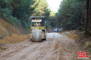 Construction on Muong Chanh - Chieng Noi road underway