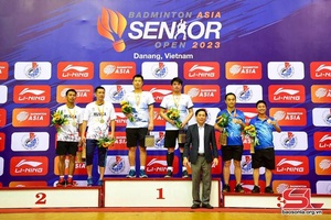 Son La athletes win two bronze medals at Badminton Asia Senior Open 2023