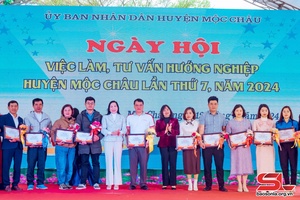 Moc Chau district holds job fair 2024