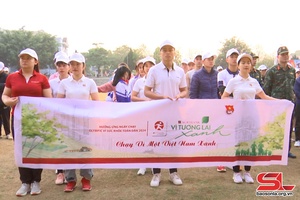 Bac Yen district launches 2024 Olympic Running Day for Public Health